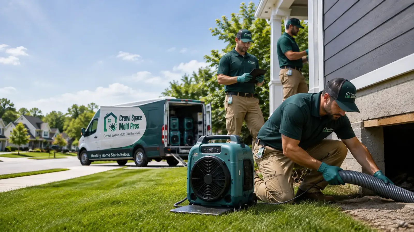 Crawl Space Mold Removal in Windber, PA